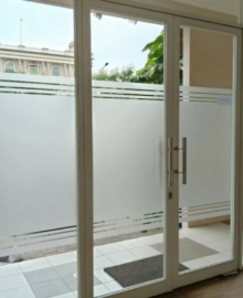 jenis sticker sandblast kantor